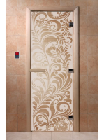 Дверь для саун DoorWood "Хохлома сатин"