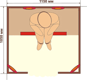 ИК Кабина 1-местная  ИК Кабина 1-местная