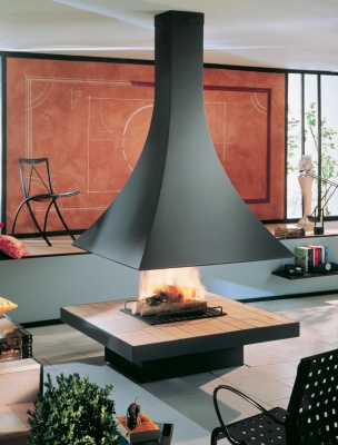 Центральный камин Bordelet Julietta 985 Открытый