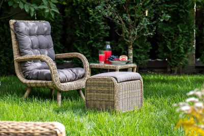 Кресло 4SIS Толедо с подушками Цвет: соломенный Кресло 4SIS Толедо с подушками Цвет: соломенный