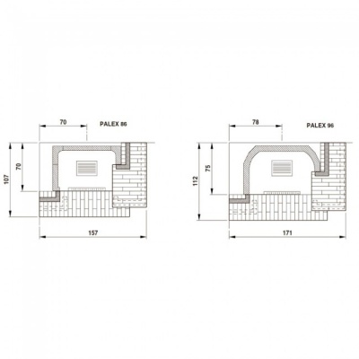 Каминная облицовка Palazzetti Val Badia