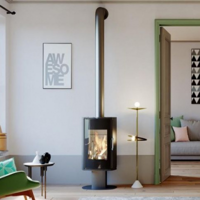 Печь камин Defro Home Orbis Top, 9кВт