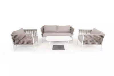 Лаунж-зона 4SIS Касабланка на 4 персоны из роупа Цвет: бежевый Лаунж-зона 4SIS Касабланка на 4 персоны из роупа Цвет: бежевый