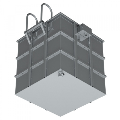 Купель из нержавеющей стали 1,4х1,4х1,8 Купель из нержавеющей стали 1,4х1,4х1,8