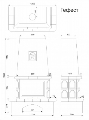 Облицовка Гефест Ваниль