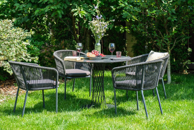 Обеденный стол 4SIS Диего Ø120 Цвет: серый гранит