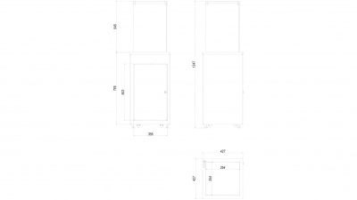 Нагреватель газовый PATIO MINI/G31/37MBAR/S - сталь, пульт