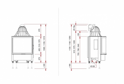 Каминная топка Schmid Ronda 6757