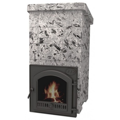 Печь для бани дровяная ИнжКомЦентр ВВД Сударушка Семейная РК серпентинит Премиум (с фасками)