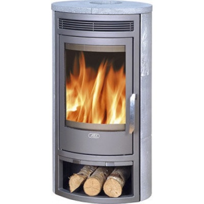 Печь-камин ABX Arktis 4 (серая сталь тальк с верхней плитой)