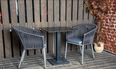 Стол 4SIS Каффе квадратный 64 Цвет: серый гранит Стол 4SIS Каффе квадратный 64 Цвет: серый гранит