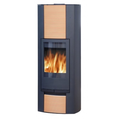 Печь-камин ABX Turku 7 PLUS (черная сталь)