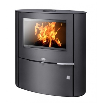 Печь-камин ABX Omaha (черная сталь)