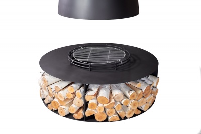 Центральный камин Fireline BLACK