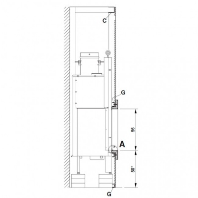 Каминная облицовка Palazzetti Praga Каминная облицовка Palazzetti Praga