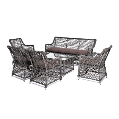 Лаунж-зона 4SIS Асти на 6 персон Цвет: графит