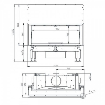 Каминная топка BeF Trend V14 Каминная топка BeF Trend V14