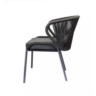 Стул 4SIS Милан из роупа Цвет: темно-серый Стул 4SIS Милан из роупа Цвет: темно-серый