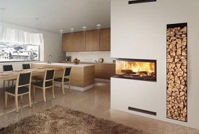 Каминная топка Hoxter ECKA 90/40/40 Rh/Lh