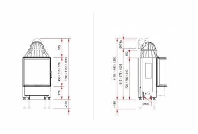 Каминная топка Schmid Ronda 5557