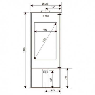 Отопительная печь Supra Maud Отопительная печь Supra Maud