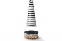 Центральный камин Fireline Zebra