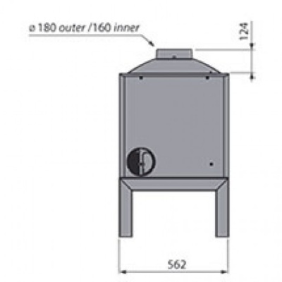 Отопительная печь Liseo Castiron LCI 5 GFLR Stove, два боковых стекла Отопительная печь Liseo Castiron LCI 5 GFLR Stove, два боковых стекла