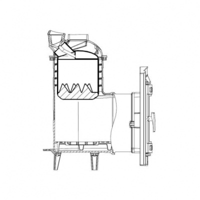 Печь банная Прометалл Атмосфера L+ в плитке Талькохлорит