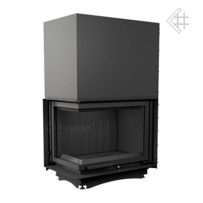 Каминная топка Kratki Amelia L BS G (угловое стекло слева, гильотина)