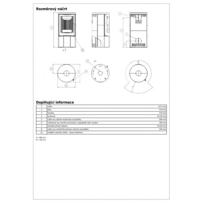 Печь-камин ABX Fargo (тальк с верхней плитой)