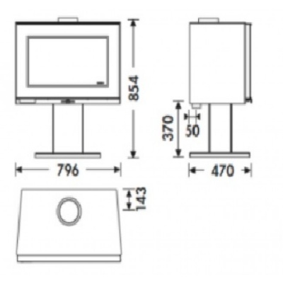 Печь-камин Panadero MAJA-S Печь-камин Panadero MAJA-S