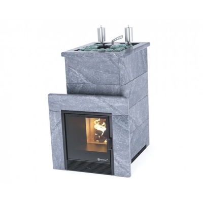 Печь для бани ИзиСтим Сочи К в кожухе из талькохлорита сталь AISI 321