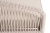 Правый модуль 4SIS Канны из роупа, основание дуб, роуп бежевый круглый, ткань бежевая 052 Правый модуль 4SIS Канны из роупа, основание дуб, роуп бежевый круглый, ткань бежевая 052