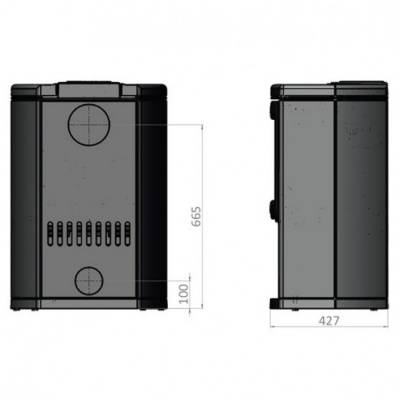 Печь-камин Keddy K700, черный Печь-камин Keddy K700, черный