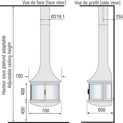 Камин Bordelet Lea 998