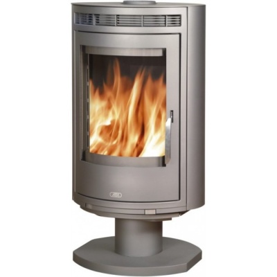 Печь-камин ABX Arktis 8 поворотный (черная сталь, бразильский песч.с верх. плитой)