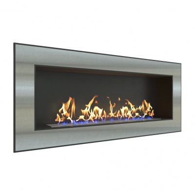 Биокамин Cristal Frame стемалит и защитное стекло