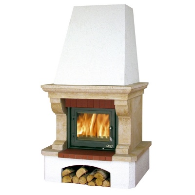 Камин ABX Oxford klasik (белый цоколь)