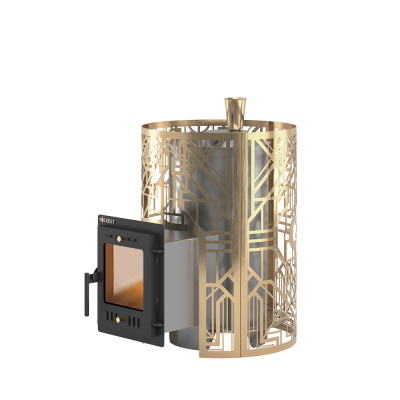 Печь для бани Эверест "Steam Master" GALAXY 18 INOX (210М) GOLD диаметр дымохода: 115 мм