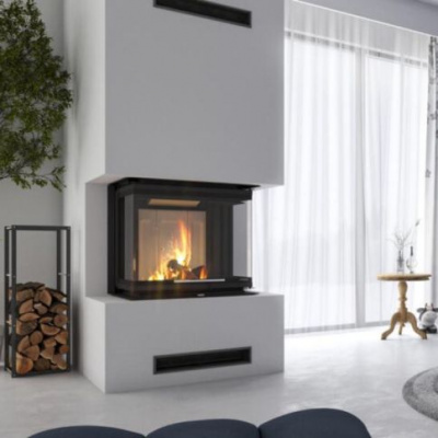 Топка Defro Home Intra XSM C G, 8 кВт, 674/508/393мм, трехсторонний, гильотина Топка Defro Home Intra XSM C G, 8 кВт, 674/508/393мм, трехсторонний, гильотина