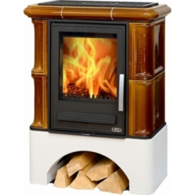 Печь-камин ABX BAVARIA L, с чугунной топкой (коричневый) Печь-камин ABX BAVARIA L, с чугунной топкой (коричневый)