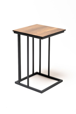 Интерьерный стол 4SIS Тулон 40х40х60 Цвет: дуб, черный Интерьерный стол 4SIS Тулон 40х40х60 Цвет: дуб, черный