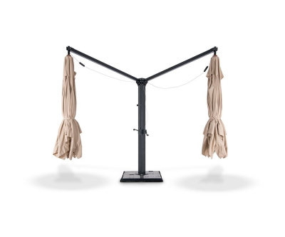 Двукупольный зонт 4SIS Рим два купола металлической опоре Двукупольный зонт 4SIS Рим два купола металлической опоре