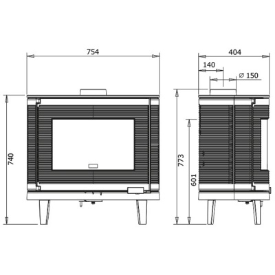 ПЕЧЬ-КАМИН Invicta KAORI