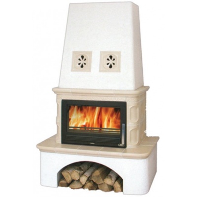 Печь-камин ABX LAPONIE, с теплообменником (песчаный) Печь-камин ABX LAPONIE, с теплообменником (песчаный)