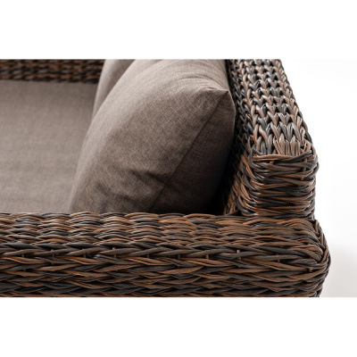 Диван 4SIS Капучино двухместный (гиацинт) Цвет: коричневый