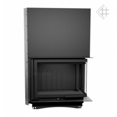 Каминная топка Kratki Amelia P BS G (угловое стекло справа, гильотина)