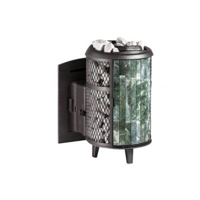 Банная печь Прометалл Атмосфера L с комбинированной облицовкой змеевик