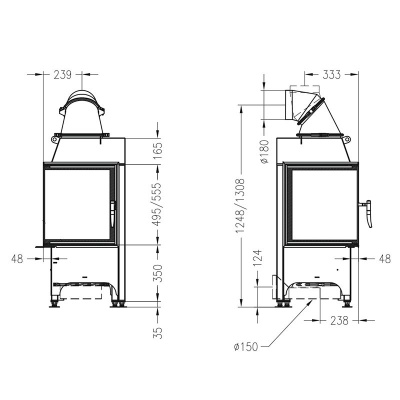 Каминная топка Spartherm Mini 2R 4S Каминная топка Spartherm Mini 2R 4S