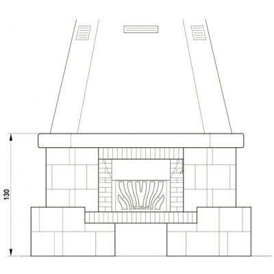 Каминная облицовка Palazzetti Spello